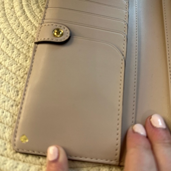Kate Spade Metallic Gold Slim Wallet - Picture 4 of 10